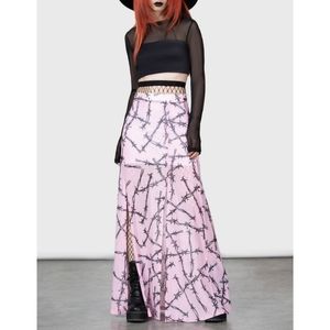 Killstar x Avril Lavigne Waxwork Midi Skirt